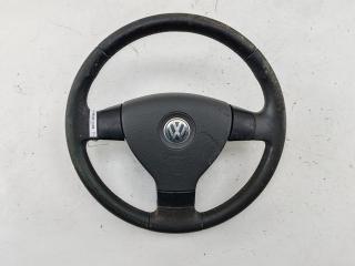 руль Volkswagen Golf 5 поколение 2005, 2.0 л., бензин, МКПП, чёрный, хетчбэк 3 дв.