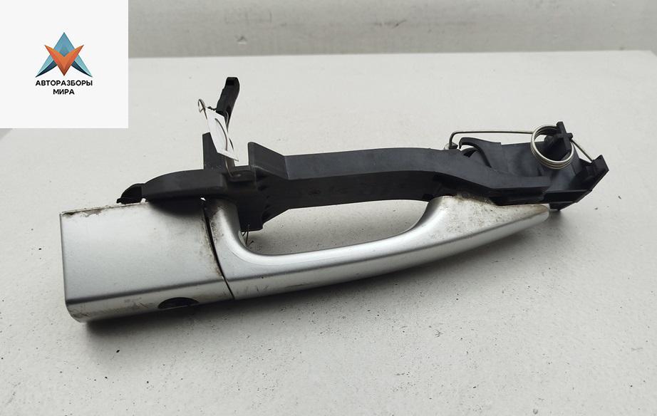 ручка наружная передняя левая Peugeot 807 1 поколение 2005, 2.0 л., бензин, МКПП, синий, минивэн - фото №1