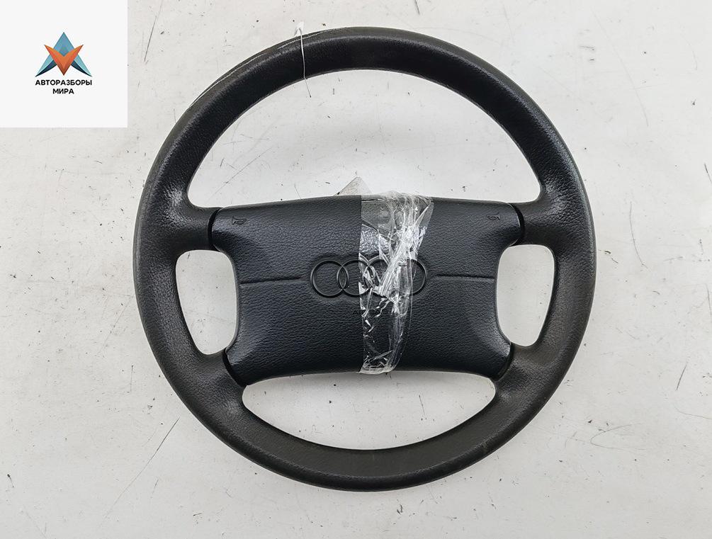 руль Audi A4 B5 1997, 1.6 л., бензин, МКПП, красный, седан, 4A0880201J - фото №1
