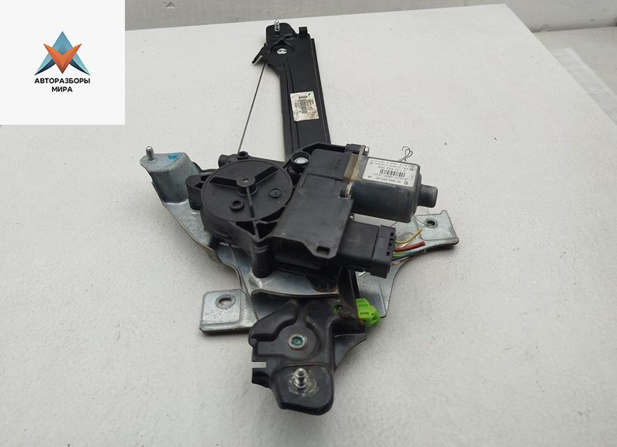 стеклоподъемник электрический задний правый Peugeot 508 1 поколение 2011, 2.0 л., дизель, МКПП, чёрный, универсал, 9686441280 - фото №1
