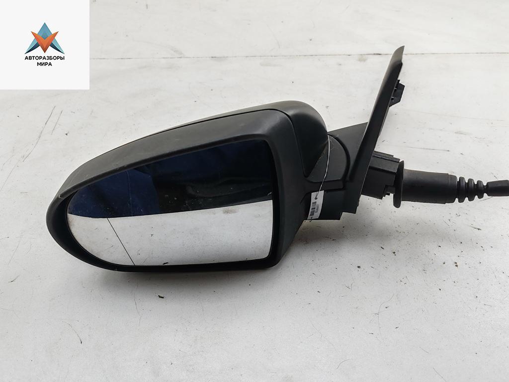 зеркало левое Mitsubishi Colt 6 поколение (Z20/Z30) 2005, 1.3 л., бензин, МКПП, синий, хетчбэк 5 дв. - фото №1