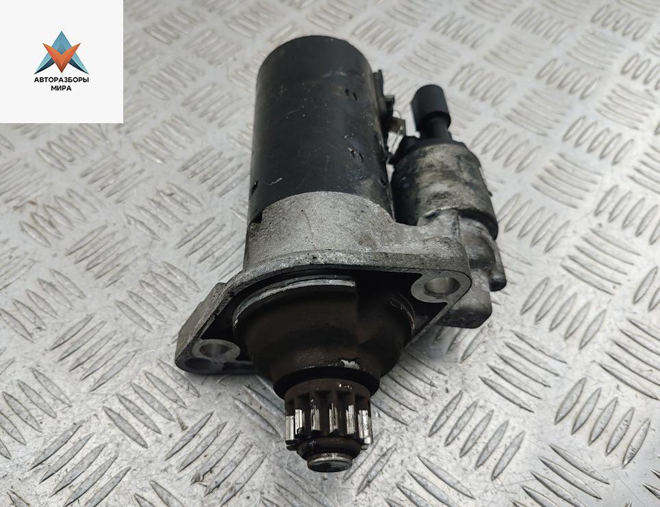 стартер Volkswagen Golf 6 поколение 2011, 1.6 л., дизель, МКПП, белый, хетчбэк 5 дв., 02Z911024H - фото №1