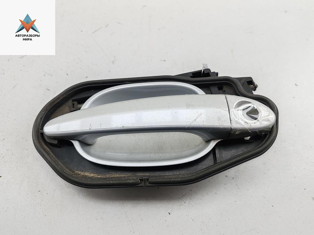 ручка наружная передняя левая BMW 5 серия E60/E61 2004, 2.5 л., бензин, АКПП, серый, универсал, 7034451 - фото №1