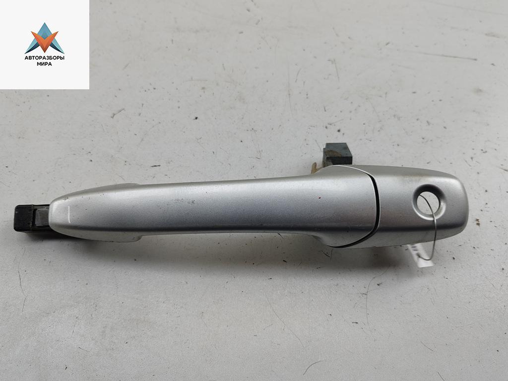 ручка наружная передняя левая Mazda 5 CR 2006, 2.0 л., дизель, МКПП, серый, минивэн - фото №1
