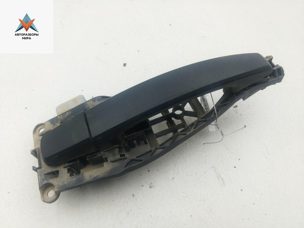 ручка наружная передняя правая Opel Corsa D 2009, 1.2 л., бензин, МКПП, жёлтый, хетчбэк 3 дв. - фото №1