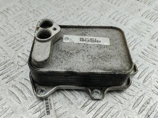 теплообменник масляного фильтра Volkswagen Golf 5 поколение 2007, 1.4 л., бензин, МКПП, зелёный, универсал, 03C117021E