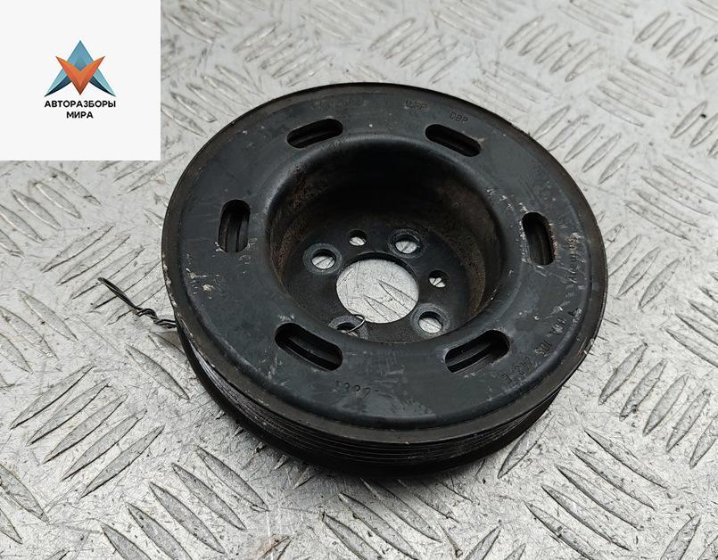 шкив коленвала Volkswagen Bora 1 поколение 2003, 2.0 л., бензин, МКПП, серый, седан, 06A105243E - фото №1