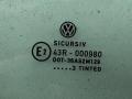 форточка задняя правая Volkswagen Bora 1 поколение 2003, 2.0 л., бензин, МКПП, серый, седан - фото №2