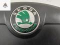 подушка безопасности водителя Skoda Fabia 2 поколение (5J) 2009, 1.2 л., бензин, МКПП, серый, хетчбэк 5 дв., 5J0880201H - фото №2