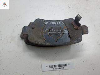 Колодки тормозные задние Opel Zafira 1 поколение (A) [рестайлинг] 2003, 1.8 л., бензин, МКПП, серый, минивэн