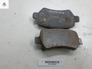 Колодки тормозные задние Opel Zafira 1 поколение (A) [рестайлинг] 2003, 1.8 л., бензин, МКПП, серый, минивэн