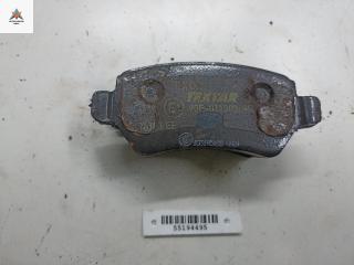 Колодки тормозные задние Opel Zafira 1 поколение (A) [рестайлинг] 2004, 2.2 л., бензин, АКПП, синий, минивэн