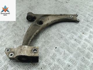 рычаг передний левый Volkswagen Passat B6 2008, 2.0 л., дизель, МКПП, чёрный, универсал