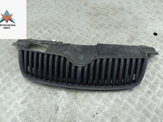 решетка радиатора Skoda Fabia 2 поколение (5J) 2008, серый, хетчбэк 5 дв.