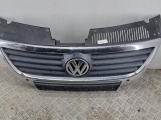 решетка радиатора Volkswagen Passat B6 2008, чёрный, универсал, 3C0853651B