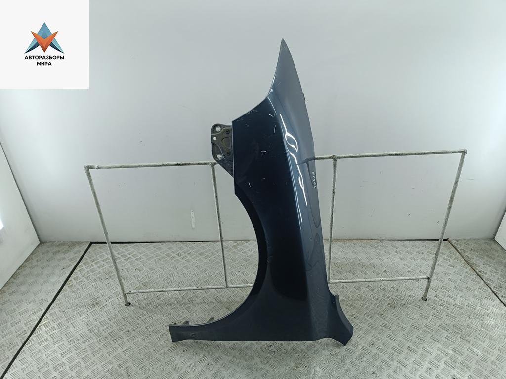 крыло переднее левое Skoda Octavia mk2 (A5 1Z) 2005, 2.0 л., бензин, МКПП, серый, хетчбэк 5 дв. - фото №1