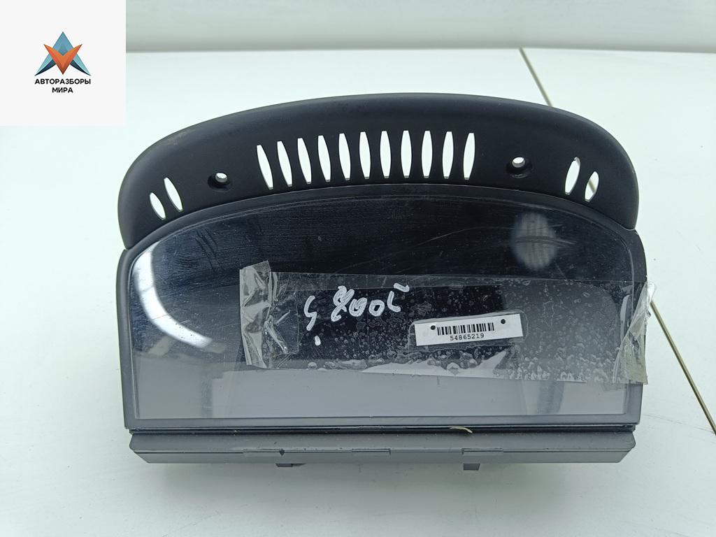 дисплей BMW 5 серия E60/E61 2004, 2.5 л., бензин, АКПП, серый, универсал, 9151977, 9151975 - фото №1