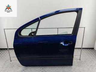 дверь сдвижная Peugeot 307 1 поколение 2001, синий, хетчбэк 5 дв.