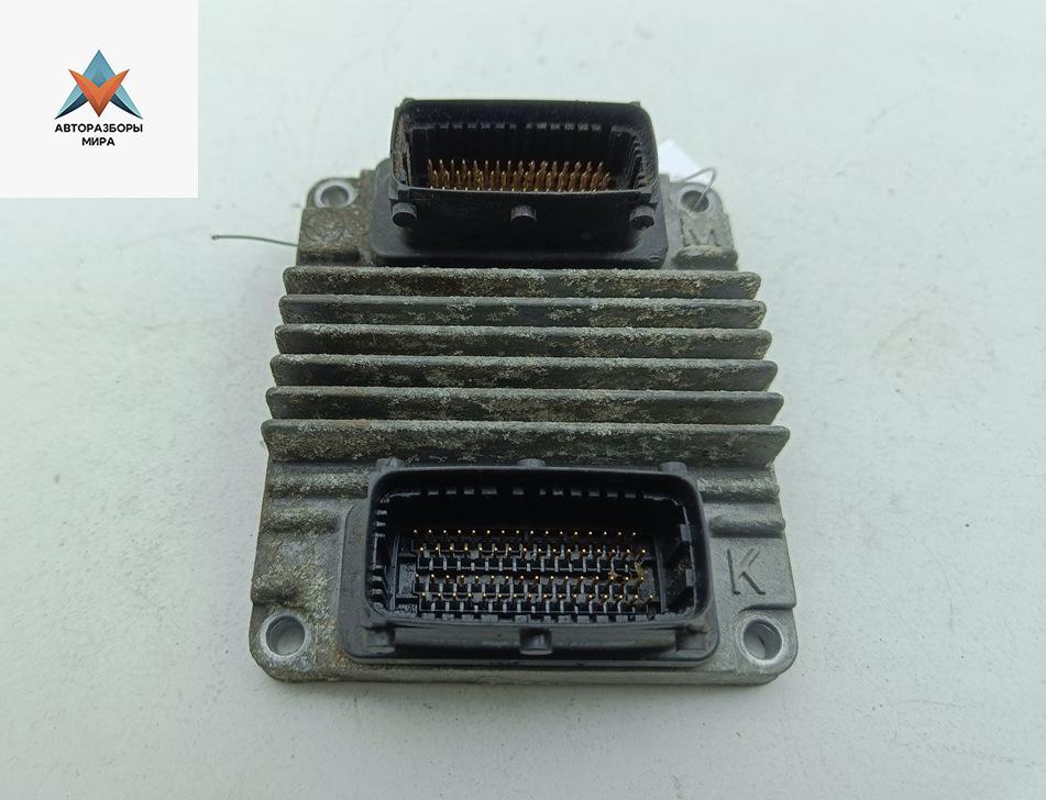 ЭБУ Opel Astra G 2002, 1.6 л., бензин, МКПП, синий, универсал, 12223650 - фото №1