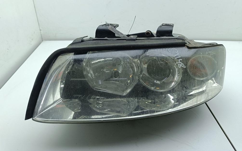 фара левая Audi A4 B6 2002, 1.9 л., дизель, МКПП, серый, универсал, 8E0990007F - фото №1