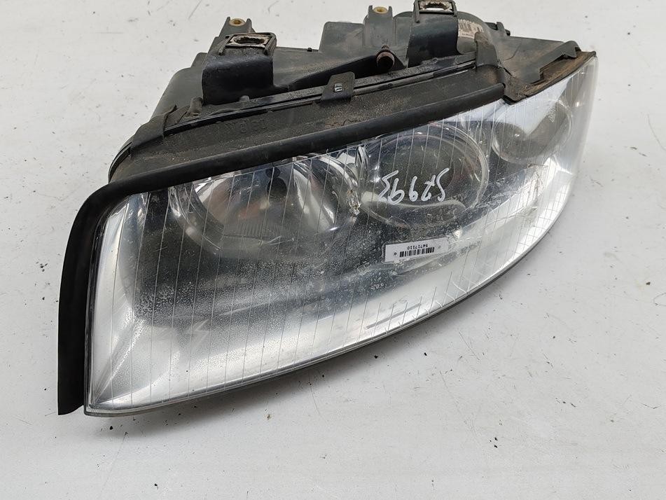 фара левая Audi A4 B6 2002, 1.9 л., дизель, МКПП, чёрный, универсал, 8E0941029H