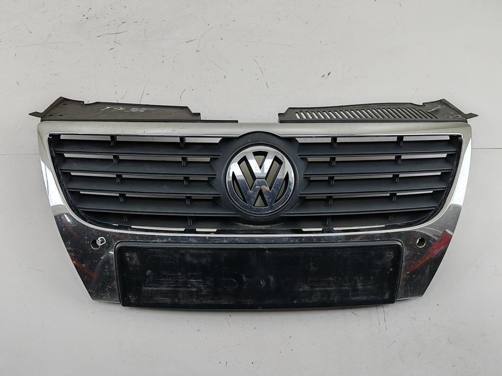 решетка радиатора Volkswagen Passat B6 2006, чёрный, универсал, 3C0853651B