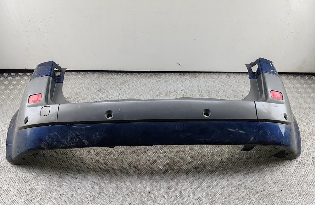 бампер задний Renault Scenic II 2004, синий, минивэн, 8200141081
