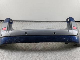 бампер задний Renault Scenic II 2004, синий, минивэн, 8200141081