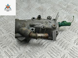 корпус термостата Peugeot 307 1 поколение 2003, 1.6 л., бензин, МКПП, синий, хетчбэк 3 дв., 9646977280