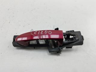 ручка наружная передняя левая Ford Fiesta 2009, 1.3 л., бензин, МКПП, красный, хетчбэк 3 дв.