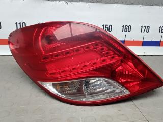 фонарь задний левый Peugeot 207 1 поколение [рестайлинг] 2012, 1.4 л., VTi, бензин, МКПП, хетчбэк 5 дв.