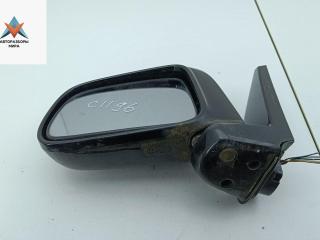 зеркало левое Honda CR-V 2 поколение 2001, 2.0 л., бензин, МКПП, чёрный, внедорожник 5 дв.