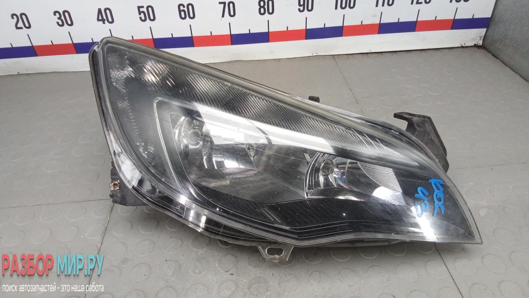 фара правая Opel Astra J 2010, 1.6 л., бензин, МКПП, хетчбэк 5 дв. - фото №1