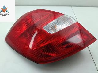 фонарь задний левый Skoda Fabia 2 поколение (5J) 2009, 1.2 л., бензин, МКПП, серый, хетчбэк 5 дв., 5J6945111