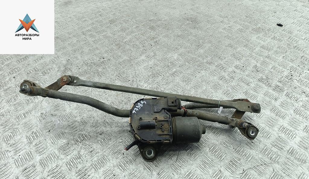 Механизм стеклоочистителя переднего (трапеция дворников) Audi A6 4F/C6 2004, 3.0 л., дизель, АКПП, зелёный, седан, 4F1955023B - фото №1