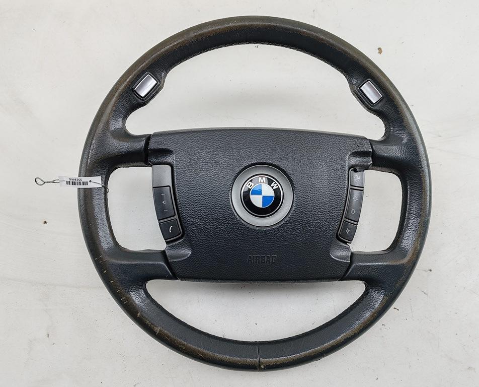 руль BMW 7 E65/E66 2002, 3.6 л., бензин, АКПП, зелёный, седан, 6916692, 6758370, 336758547044