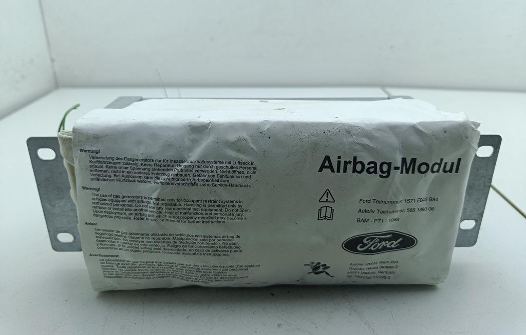 подушка безопасности пассажира Ford Mondeo III 2001, 2.0 л., бензин, МКПП, красный, хетчбэк 5 дв., 1S71F042B84AE
