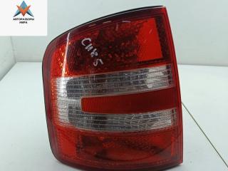 фонарь задний левый Skoda Fabia 1 поколение (6Y) [рестайлинг] 2006, 1.2 л., бензин, МКПП, чёрный, универсал, 6Y9945095E