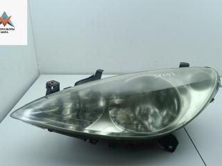 фара левая Peugeot 307 1 поколение 2001, 1.6 л., бензин, МКПП, чёрный, хетчбэк 5 дв., 9634369180