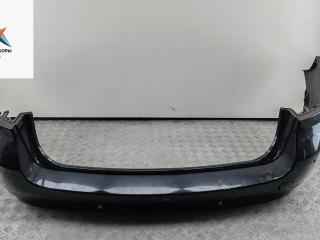 бампер задний Renault Laguna 3 поколение 2008, чёрный, универсал