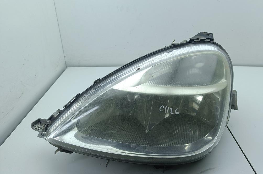 фара левая Mercedes-Benz A W168 2001, 1.6 л., бензин, АКПП, чёрный, хетчбэк 5 дв., 1688201761