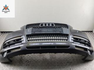 бампер передний Audi Q7 4L 2006, бензин, серый, внедорожник 5 дв.