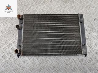 радиатор охлаждения Volkswagen Golf 3 поколение 1995, 1.4 л., бензин, МКПП, красный, хетчбэк 3 дв., 6N0121235B