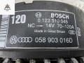 генератор Audi A6 4B/C5 1998, 1.8 л., бензин, МКПП, серый, седан, 058903016D, 0123510045 - фото №5