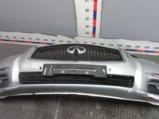 бампер передний Infiniti Q50 1 поколение 2015, 2.2 л., дизель, МКПП, седан