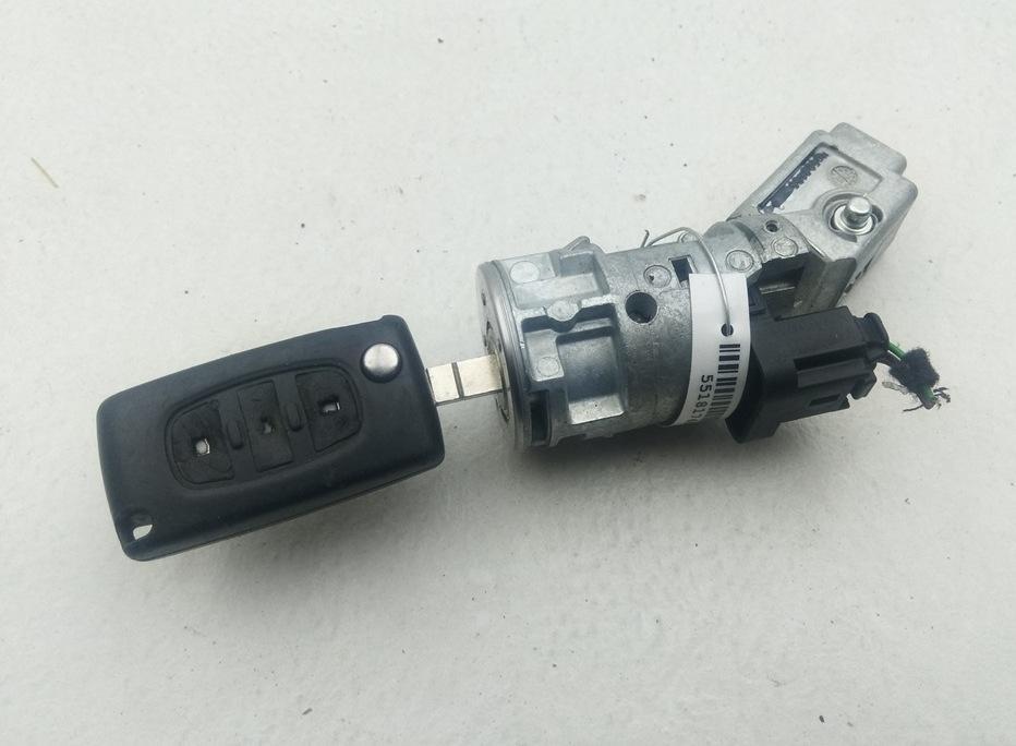 замок зажигания Peugeot 407 2008, 2.0 л., дизель, МКПП, серый, универсал, 8H2K29C