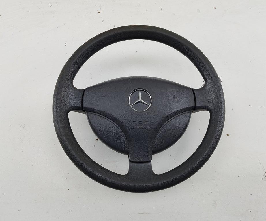руль Mercedes-Benz A W168 1999, 1.6 л., бензин, МКПП, чёрный, хетчбэк 5 дв., 6013233