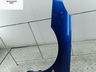 крыло переднее левое Peugeot 407 1 поколение 2004, 2.2 л., бензин, МКПП, синий, седан