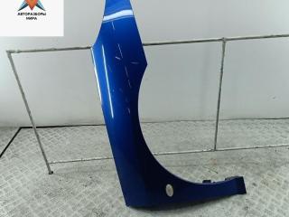 крыло переднее правое Peugeot 407 1 поколение 2004, 2.2 л., бензин, МКПП, синий, седан