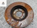 диск тормозной передний Volkswagen Golf 3 поколение 1997, 1.8 л., бензин, АКПП, зелёный, хетчбэк 5 дв., 256MM - фото №2
